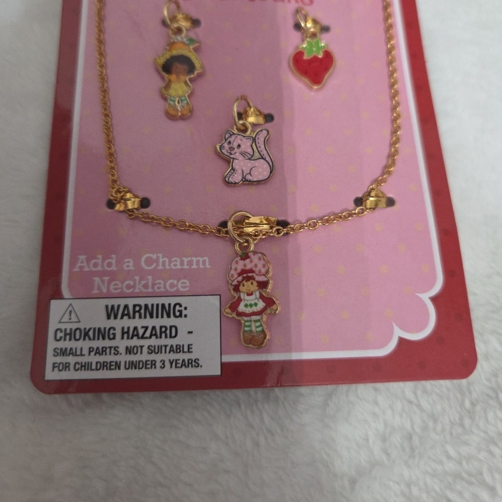 Strawberry Shortcake Charm Necklace - Picture 3 of 3
